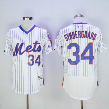 34 Syndergaard  Stitched Jersey Size S to 3 XL white