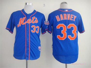 33 Matt Harvey Stitched Jersey Size S to 3 XL blue