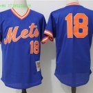 18 Darryl Strawberry  Stitched Jersey Size S to 3 XL blue