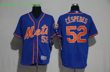 52 Yoenis Cespedes  Stitched Jersey Size S to 3 XL blue