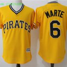6 Starling Marte Stitched Jersey Size S to 3 XL yellow