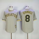 8 Willie Stargell Stitched Jersey Size S to 3 XL grey