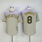 8 Willie Stargell Stitched Jersey Size S to 3 XL grey