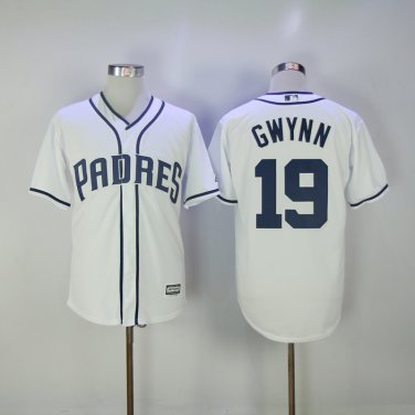 19 Tony Gwynn Stitched Jersey Size S to 3 XL white