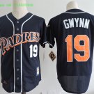 19 Tony Gwynn Stitched Jersey Size S to 3 XL blue