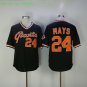 24 Barry Bonds Stitched Jersey Size S to 3 XL black
