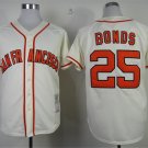 25 Barry Bonds Stitched Jersey Size S to 3 XL white 1
