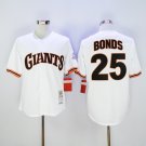 25 Barry Bonds Stitched Jersey Size S to 3 XL white 2