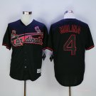 4 Yadier Molina Stitched Jersey Size S to 3 XL black 1