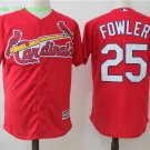 25 Dexter Fowler Stitched Jersey Size S to 3 XL red