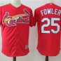 25 Dexter Fowler Stitched Jersey Size S to 3 XL red