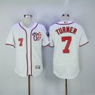 7 Trea Turner Stitched Jersey Size S to 3 XL white