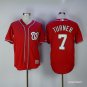 7 Trea Turner Stitched Jersey Size S to 3 XL red