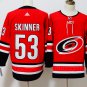 53 Jeff Skinner Stitched Jersey Size S to 3 XL red