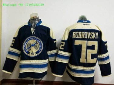72 Sergei Bobrovsky Stitched Jersey Size S to 3 XL blue 2