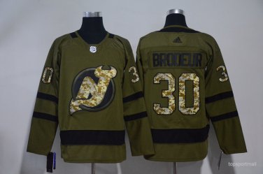 30 Martin Brodeur Stitched Jersey Size S to 3 XL green