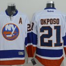  21 Kyle Okposo Stitched Jersey Size S to 3 XL white