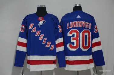 30 Henrik Lundqvist Stitched Jersey Size S to 3 XL blue