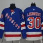 30 Henrik Lundqvist Stitched Jersey Size S to 3 XL blue