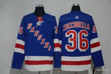 &Acirc;&nbsp;36 Mats Zuccarello Stitched Jersey Size S to 3 XL blue