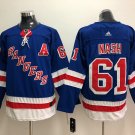 61 Rick Nash Stitched Jersey Size S to 3 XL blue