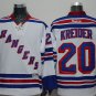 20 Chris Kreider Stitched Jersey Size S to 3 XL white