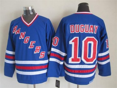 10 Ron Duguay Stitched Jersey Size S to 3 XL blue 1