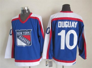 10 Ron Duguay Stitched Jersey Size S to 3 XL blue 2