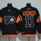 11 Travis Konecny Stitched Jersey Size S to 3 XL black
