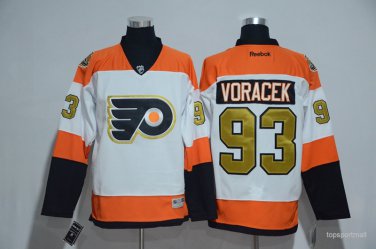 93 Jakub Voracek Stitched Jersey Size S to 3 XL white