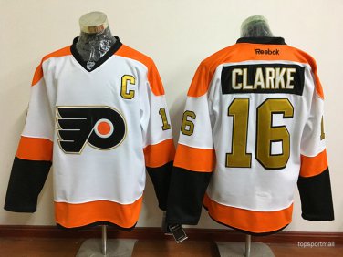 16 Bobby Clarke Stitched Jersey Size S to 3 XL white