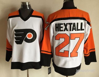 27 Ron Hextall Stitched Jersey Size S to 3 XL white