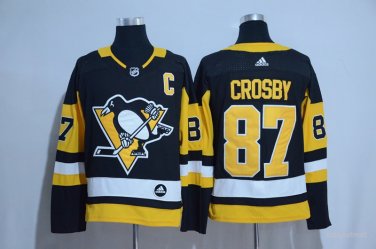 87 Sidney Crosby Stitched Jersey Size S to 3 XL black