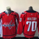 70 Braden Holtby Stitched Jersey Size S to 3 XL red