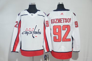 92 Evgeny Kuznetsov Stitched Jersey Size S to 3 XL white
