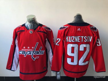 92 Evgeny Kuznetsov Stitched Jersey Size S to 3 XL red