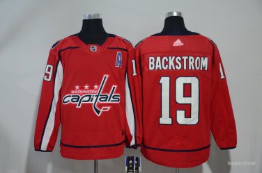 19 Nicklas Backstrom Stitched Jersey Size S to 3 XL red