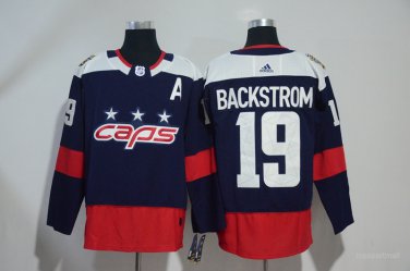 19 Nicklas Backstrom Stitched Jersey Size S to 3 XL black