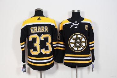 33 Zdeno Chara Stitched Jersey Size S to 3 XL black