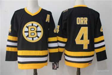 4 Bobby Orr  Stitched Jersey Size S to 3 XL black