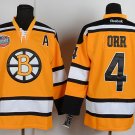 4 Bobby Orr  Stitched Jersey Size S to 3 XL yellow