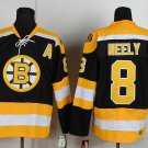 8 Cam Neely Stitched Jersey Size S to 3 XL black