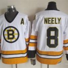 8 Cam Neely Stitched Jersey Size S to 3 XL white
