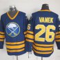 26 Thoma Vanek  Stitched Jersey Size S to 3 XL blue