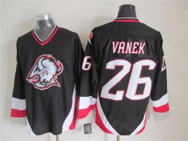 26 Thoma Vanek  Stitched Jersey Size S to 3 XL black