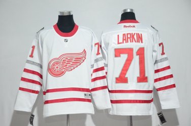 71 Dylan Larkin  Stitched Jersey Size S to 3 XL white