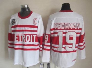 19 Steve Yzerman Stitched Jersey Size S to 3 XL white 2