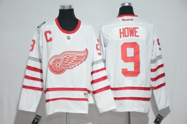 9 Gordie Howe Stitched Jersey Size S to 3 XL white 1
