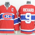 9 Maurice Richard  Stitched Jersey Size S to 3 XL red