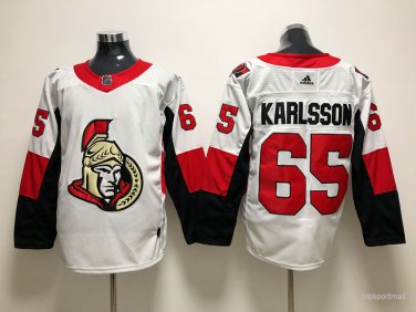 65 Erik Karlsson Stitched Jersey Size S to 3 XL white